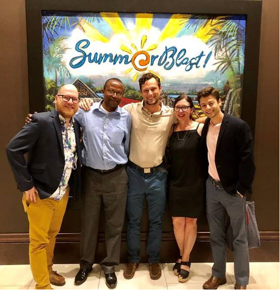 PSI_Education's tweet photo. We had a great time at dinner after #BbWorld18 last night with our valued clients at @JHUCarey! #PSIBridge #PSIEDU https://t.co/073cpHElqC