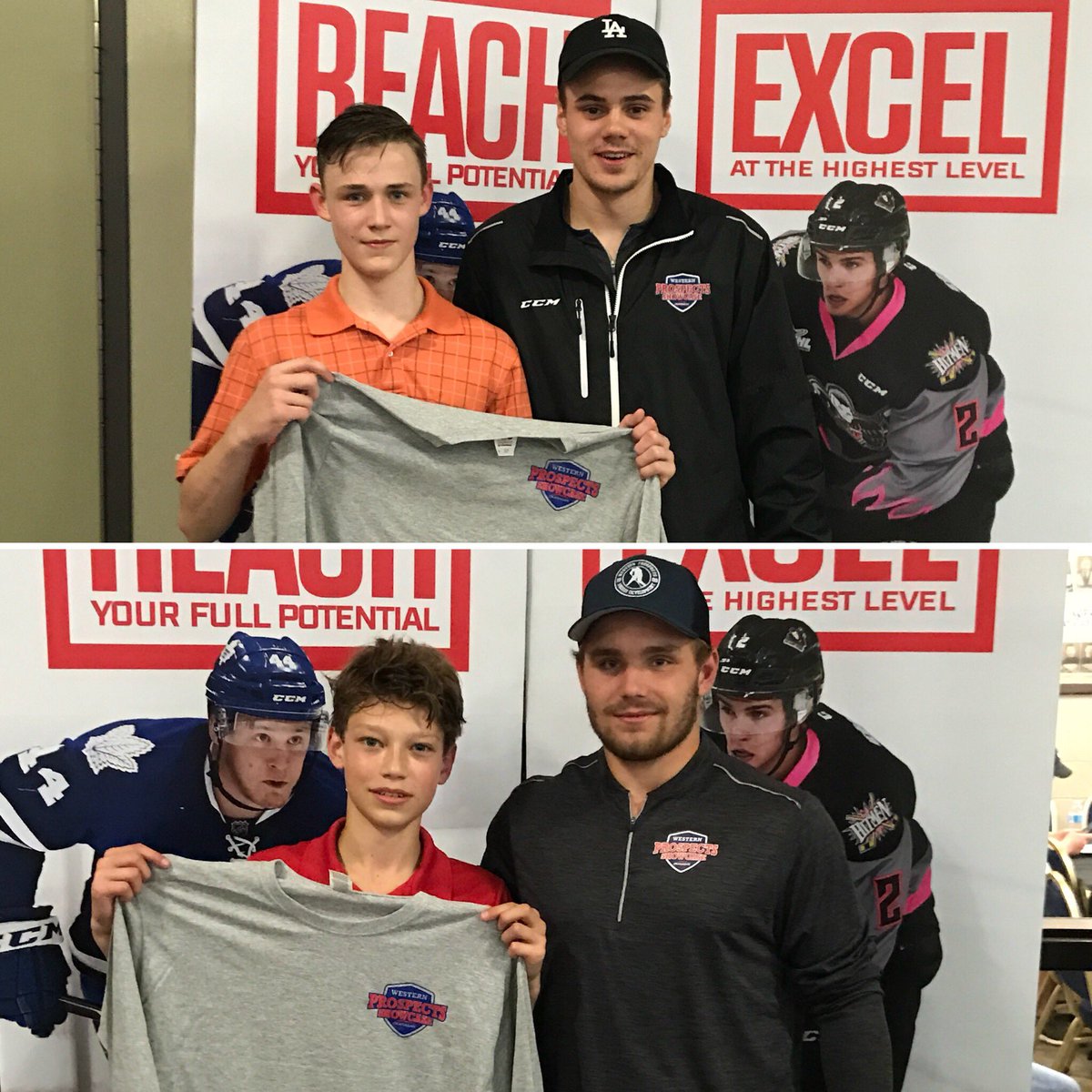 OkanaganHockey's tweet photo. 2018 Western Prospects Showcase
Game 23 Players of the Game:
Team Gold: Alex Mack (Edmonton, AB)
Team Grey: Gabe Tanton (Camrose, AB) https://t.co/a53CVNBRp8