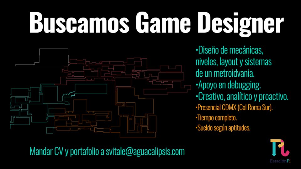 Estacion_Pi's tweet photo. Estamos buscando a amantes de los #videojuegos con experiencia en #GameDesign
.
.
#videojuego #xboxone #playstation4 #steam #GameDesigner https://t.co/QRR4GATtqU