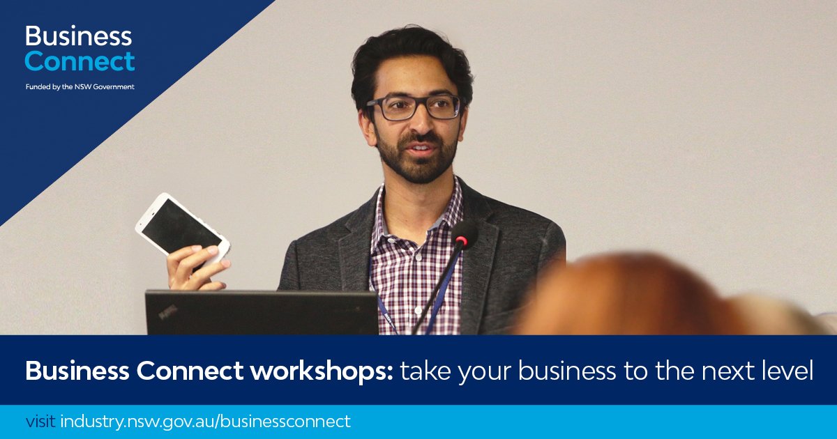 NSWBusiness's tweet photo. Are you on social media?
Almost two thirds of consumers (64%) will be more likely to trust your business if you interact with consumers in a positive way on social media.
See how our #NSWBusinessConnect digital workshops can help you get online: https://t.co/b54A9QEalX https://t.co/P59DL56kgf
