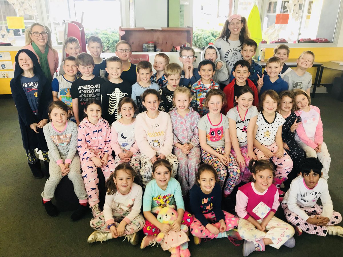 SOTScleveland's tweet photo. Star of the Sea came to school in their pyjamas today to support The Pyjama Foundation and the wonderful work they do for foster children in our country. #pyjamaday #thepyjamafoundation #starofthesea #sotscleveland https://t.co/b43KlgDlEM