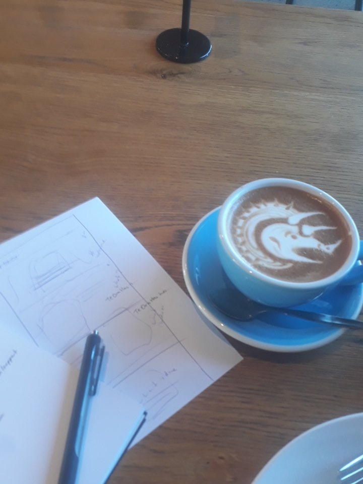 translucentNZ's tweet image. Wireframes and coffee #socent #100DaysOfCode #code #coding