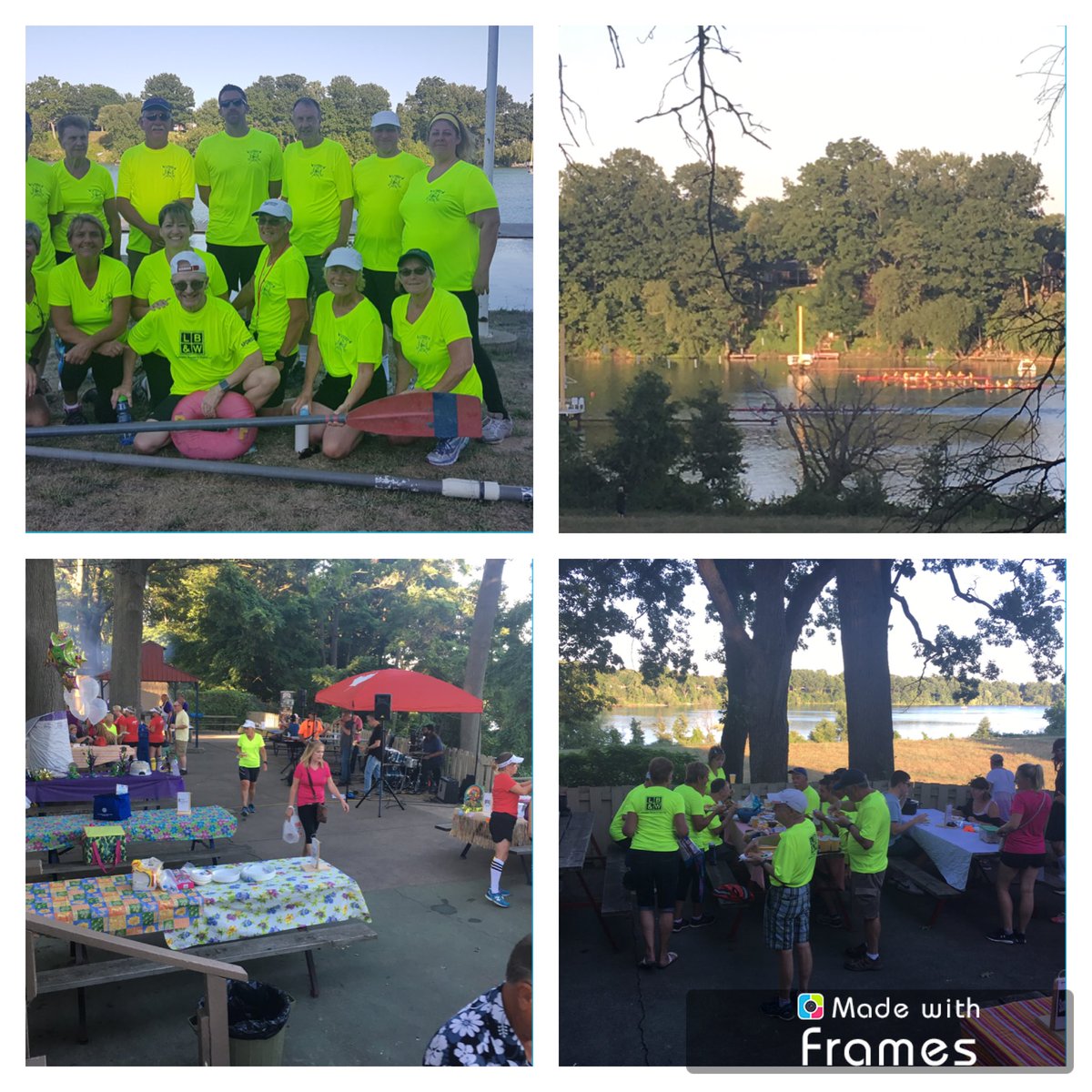 purcer's tweet photo. .@rowingcanada @ROWONTARIO @StCRowingClub Week #4 Beautiful night, calm water, happy people, fun after party! #gorowing https://t.co/B6ztj6CWNK