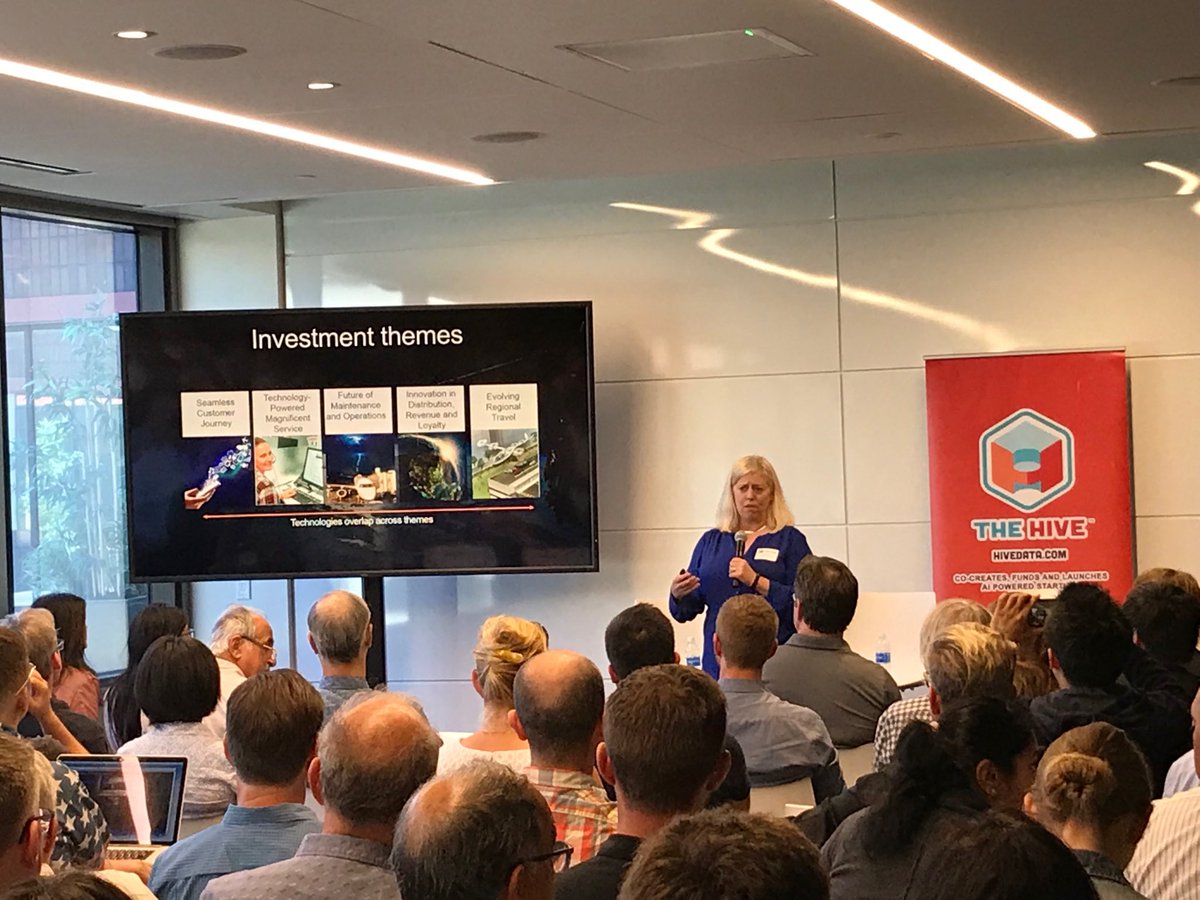 skyvc_'s tweet image. ⁦@bonnysimi⁩ Pres of ⁦@JetBlueVentures⁩ keynoting at the #hivedata event on urban air mobility at ⁦⁦@geventures⁩