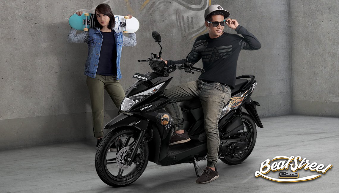 AstraHondaCare's tweet photo. Design yang anak muda banget ditambah lagi dengan striping bergaya street, membuat Honda New BeAT Street eSP paling cocok buat HondaLovers. https://t.co/cVgS9OTyrN