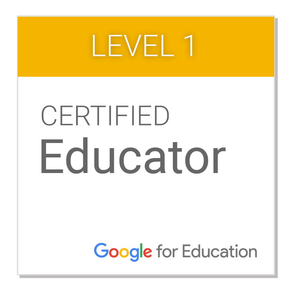 AllisonGerken's tweet photo. Busy day! Got my @Google Level 1 educator certification, became a @Screencastify #MasterScreencaster and finished up my @Seesaw Ambassador training! #micdrop #FCSIncubator #FCSIgnition https://t.co/5XIJGwZ6US