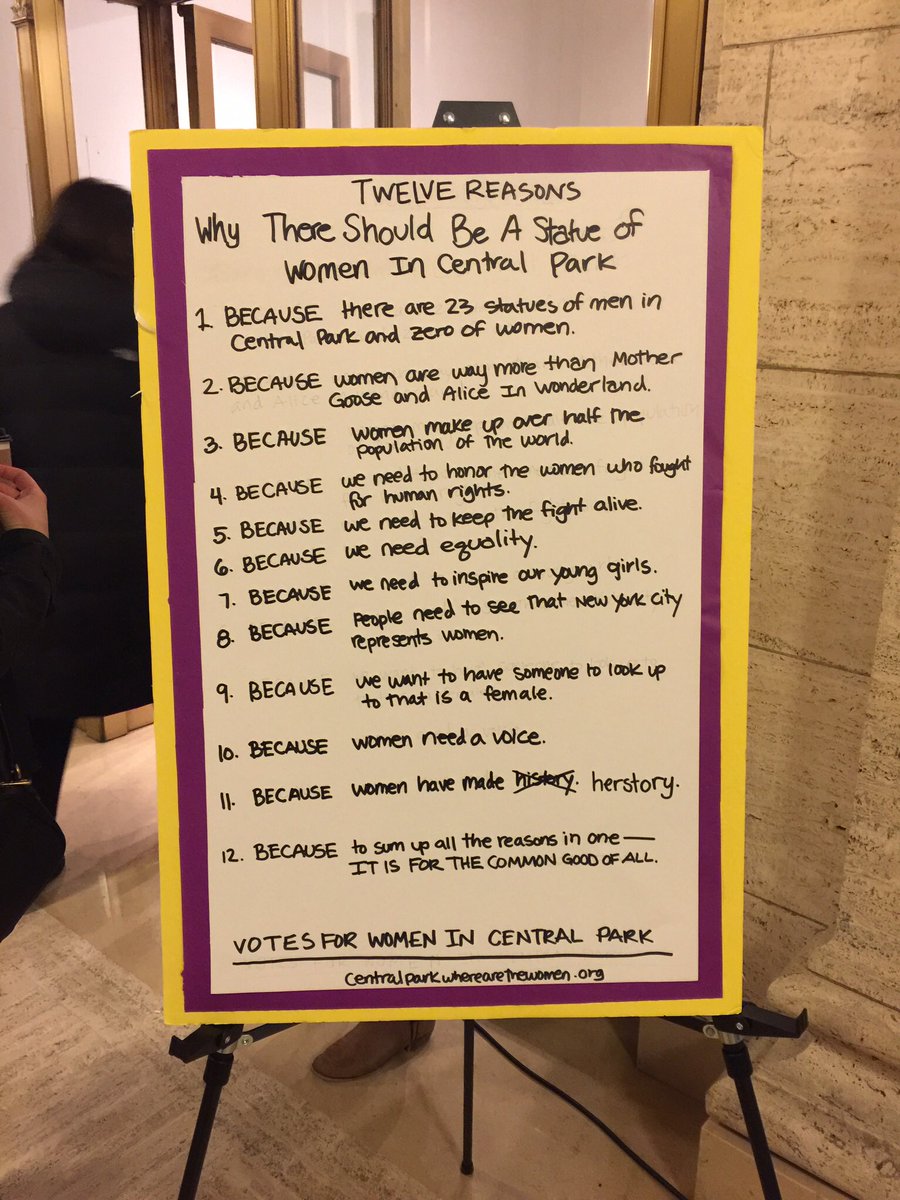 gstroop3484's tweet photo. @Faith_Salie @CBSSunday 💚@gstroop3484 discovered there were 0 statues of women in #CP while studying the #suffragists We’ve spent 2yrs raising awareness +have learned that raising your voice really can lead to change! #FailureIsImpossible #ModernDaySuffragists #SpeakUp #Onward to 8/2020🎉 https://t.co/dQBLLxXgPi