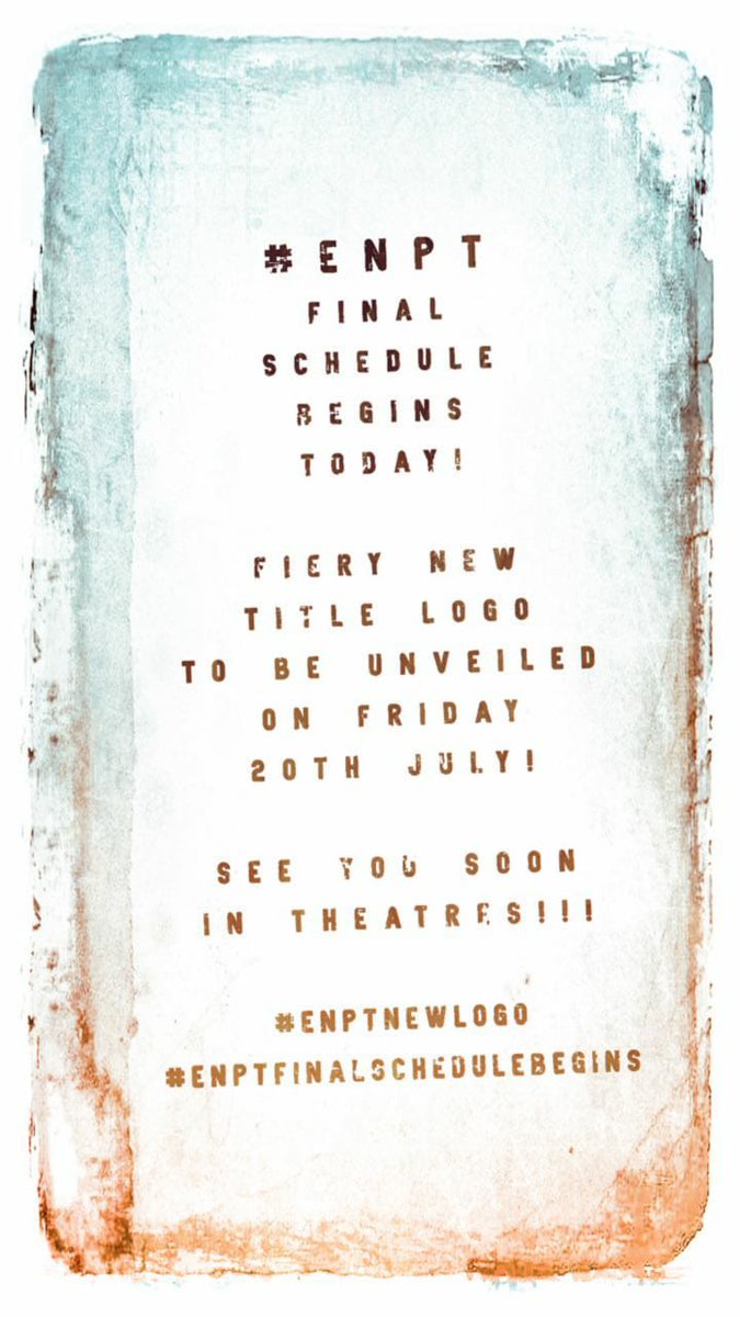jagamethandiram's tweet photo. Aiyoooooooooo 😅😄😄
@dhanushkraja 😍😘😙
Can't wait 4 the dayyyyyyyyyy 😍😍😍
The new Title logo of #ENPT going 2 be released today 😋😋😋
#ENPTNEWLOGO
#ENPTFinalScheduleBegins
#enainokipaayumthota https://t.co/SCShGpEzrK