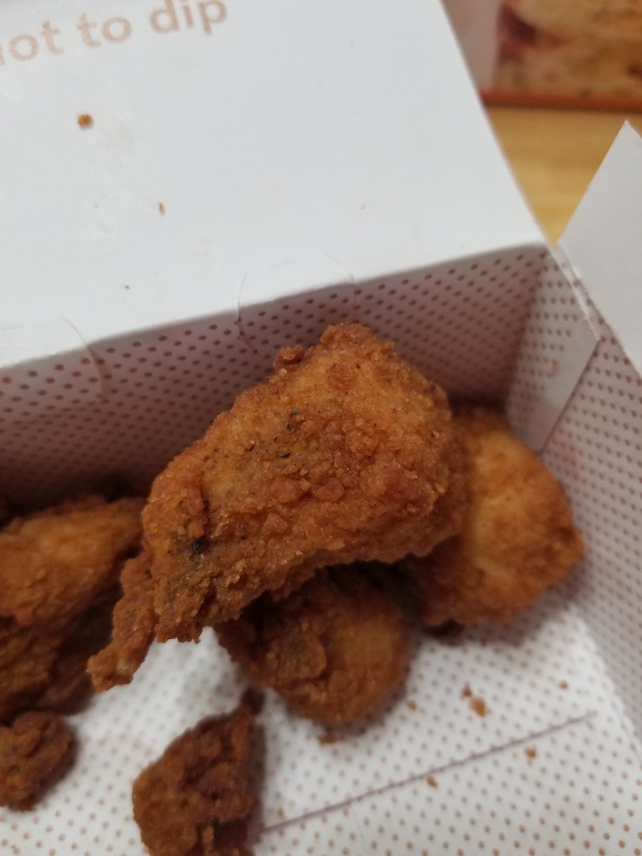 I LOVE Chick Fil A, it is one of my go to places for yummy quick food. However, <a href="/ChickfilA/">Chick-fil-A, Inc.</a> if you burn the nuggets throw them away, don't serve them.