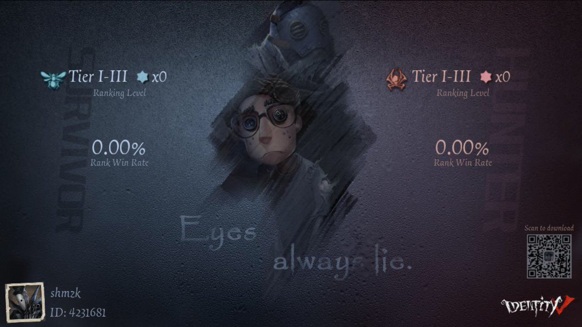 bye2fever's tweet photo. I'm playing Identity V. Fancy a game? https://t.co/tTXsxTgN0d