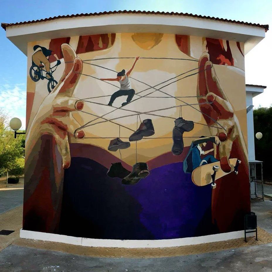 MiladyZen224's tweet photo. #artderue #streetart #JayStray
Dancing in the strings. https://t.co/pnSo0XgRUw