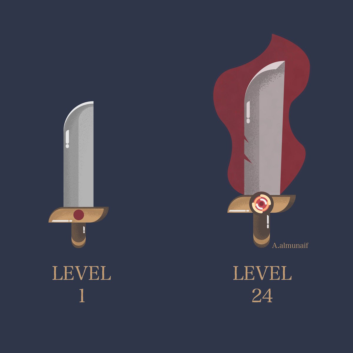 Aalmunaif's tweet image. #gameevolution #illustrations #GraphicDesigner