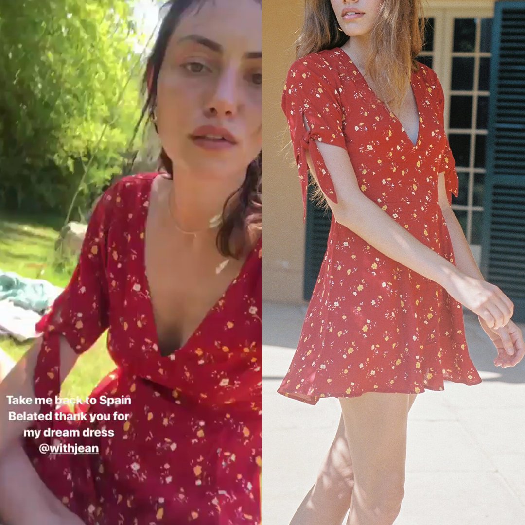 ptonkincloset's tweet photo. In her most recent IG stories, Phoebe Tonkin wore a #withjean Beaucoup Dress, now on sale for $139. #phoebetonkin https://t.co/CnswJbhYBt