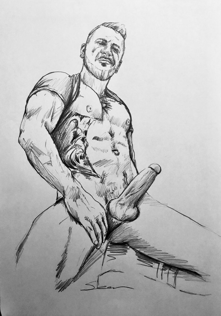 SeanOfLondon1's tweet photo. @DolfDietrich .. couldn’t resist drawing this hot pic of you... #dolfdietrich #pornstar #hungcock #sexy #gayart #sketch https://t.co/s91qKI5EG5