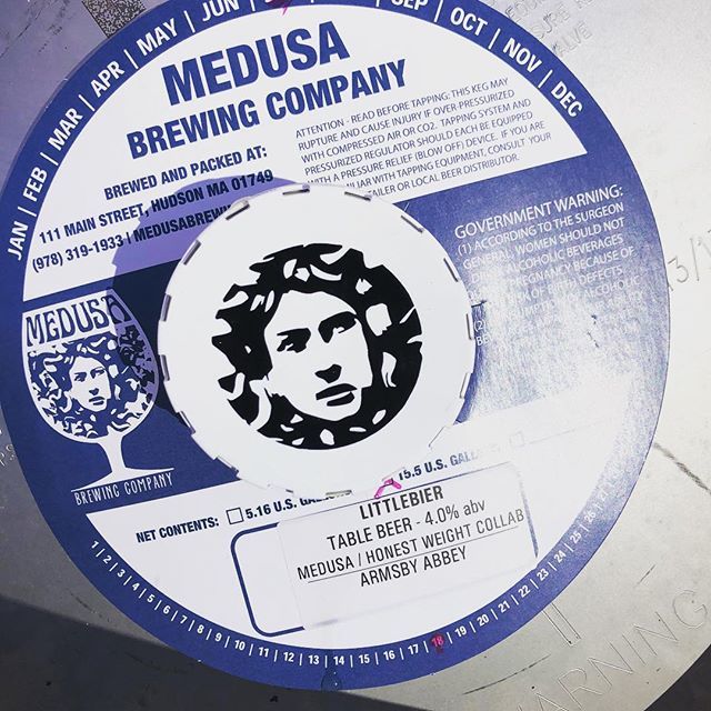 MedusaBrewing's tweet photo. MEDUSA // HONEST WEIGHT #collabbeer just crashed the @armsbyabbey cooler! Look for #Littlebier on tap soon!
.
#mabeer #medusabeer #honestweight #brewwithfriends #collaborationbeer #armsbyabbey #worcesterma https://t.co/6Jgiu1WqaP https://t.co/Mqt4JlPttu