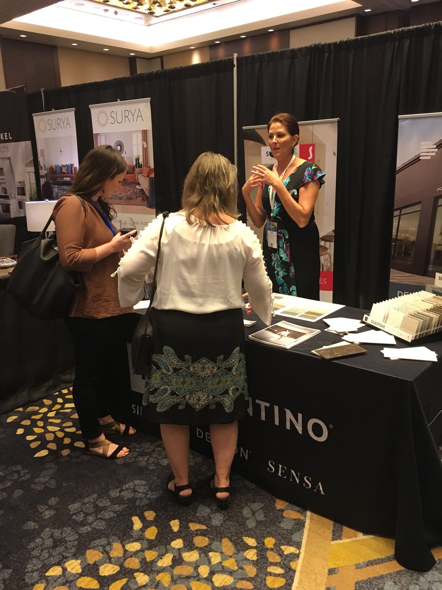 ASID's tweet photo. #ASIDEXP First Night is in full swing in the learning lounge across from Liberty Ballroom! Come have a drink, browse industry partner displays, and catch up with fellow ASID members! https://t.co/XceuIszpbI