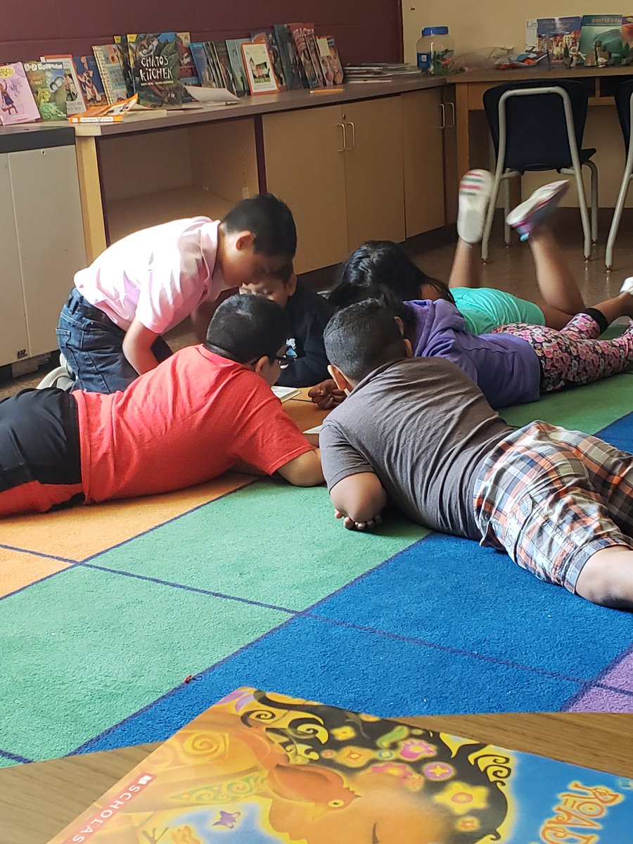 HeySollers's tweet photo. You would think these kiddos were paying the popular "Fort Nite" because of how engaged they are but they are READING and doing it TOGETHER! I am really enjoying the joy of reading they are expressing this summer! #summerschool #litcamp18 #bunktime #reading https://t.co/ONYsPMJdU4