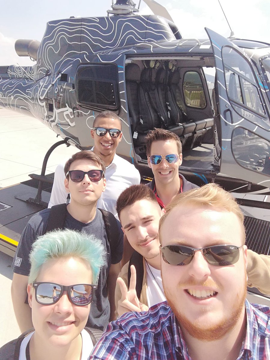 NandeHotS's tweet photo. Spent an incredible day in Salzburg with @redbullAustria , inlcuding plane &amp; helicopter rides with @TheFlyingBulls to Lake Fuschl and lots of awesome people! Thanks for the invitation! 
will post more on https://t.co/gasVJ4RjC8 https://t.co/qcFj3QXhuz