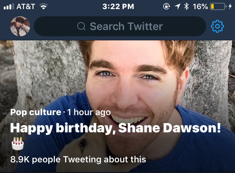 Happy birthday shane dawson   thank you for making me smile and laugh 