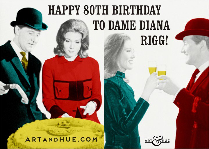 ARTandHUE's tweet photo. Happy 80th Birthday to Dame Diana Rigg! 
💁🏻  
The iconic Emma Peel actress was born today in 1938 🎂  

https://t.co/3Ahtu6mjYk 

#bornonthisday #TheAvengers #DianaRigg #OTD #OnThisDay #MyFairLady #EmmaPeel #MrsPeel #ChapeauMelonEtBottesDeCuir #GameofThrones #LadyOlenna #GoT https://t.co/BVBWAhbojx