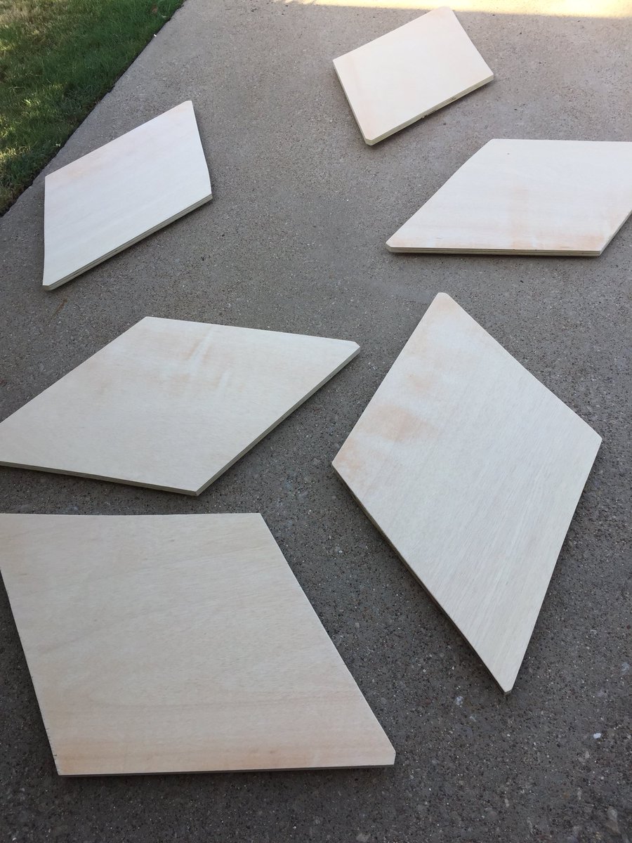WGESSutton's tweet photo. One summer teacher project almost done! Early am - I sanded and stained our center table tops that we cut out last week! @WGESdragons @HomeDepot @KaganOnline #groupsof4 https://t.co/F77ScnfpQv