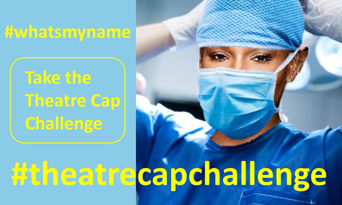 drjezpl's tweet photo. Picture 9: #whatsmyname
Guess the celebrity.  Easy one again. 
If you're not sure, then maybe a name on her hat would help.
#hellomynameis #TheatreCapChallenge #rcoa #aagbi https://t.co/ny9mjY9Uyn