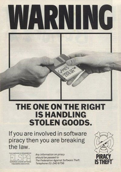 hackstory_'s tweet image. Con los ordenadores Atari y Amiga empezó la escena warez.. y los primeros anuncios contra la piratería en Europa. 
hackstory.net/Hackstory.es_L…
#hackstory #warez #piracy #atari #amiga