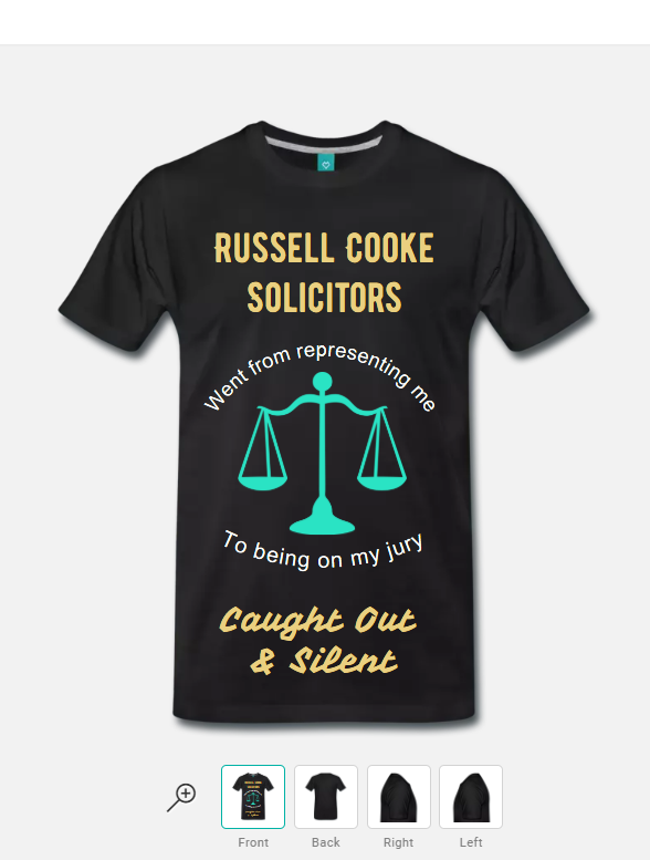 lion_of_judah2k's tweet photo. #Giveaway to #Win a #Russellcooke #Solicitors caught out t shirt
T&C's see first tweet in thread
#charlton #chasecross #cheam #chelsea #chelsfield #chessington #childshill #chinbrook #chingford #Chislehurst #chiswick #churchend #clapham #law #uk #LawlessLawyer #lawsociety #LBC https://t.co/Hq6u4KSNiT