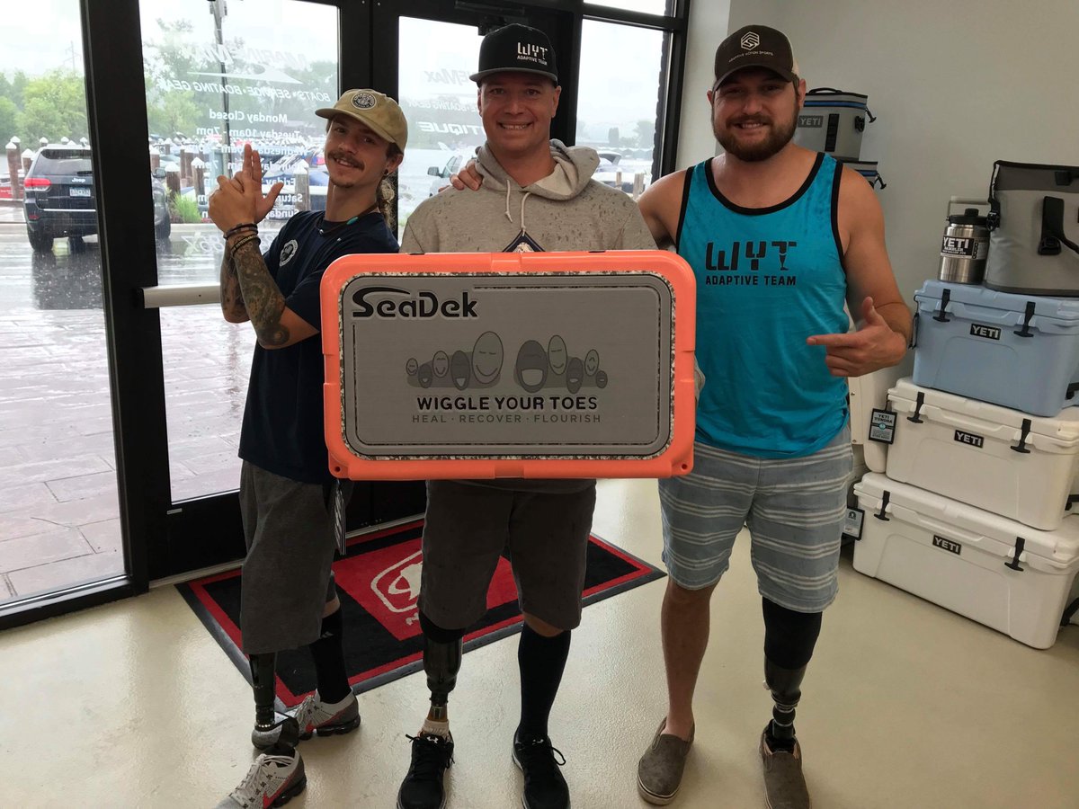 WYTorganization's tweet photo. Winner will be drawn Saturday, don't miss out on your chance to win this awesome Yeti cooler! Buy you tickets now 👉 https://t.co/Ui0Ihz3MWB
Raffle tickets are $5/1 ticket or $10/3 tickets
#Yeti #SeaDeck #yeticooler #Raffle #charity #WiggleYourToes #HealRecoverFlourish https://t.co/ptH8lRsznK