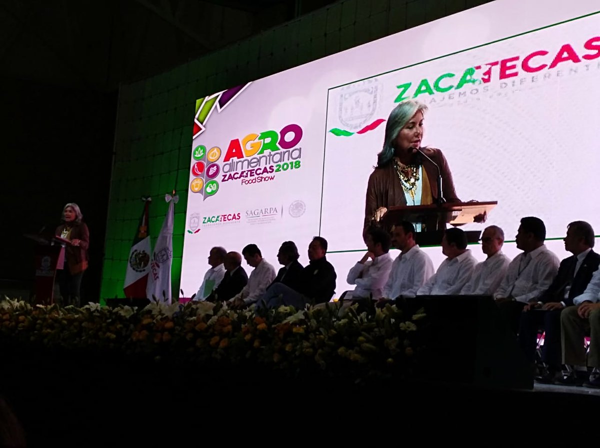 incarural's tweet photo. Nuestra Directora Ligia Osorno Magaña, asistió en representación del Secretario Lic. Baltazar Hinojosa Ochoa a la Agroalimentaria Zacatecas 2018 Food Show, https://t.co/SuytHCGXQ4