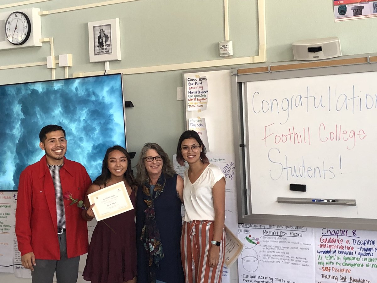 khueg's tweet photo. Proud to be part of the celebration for the Foothill College Child Development Academy today at Graham Middle School. Thanks to the Family Engagement Institute and great instructors like Denise Giotta for a successful summer program. https://t.co/efjDfJCyM3
