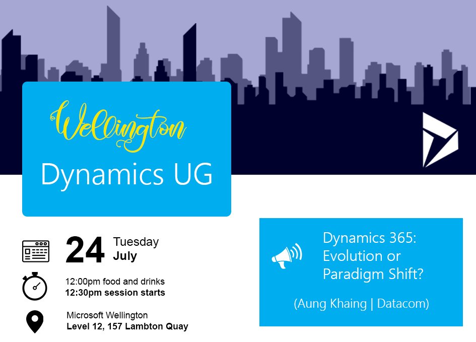 ramimounla's tweet photo. If you are serious about the future of your Dynamics 365 career come and attend "Dynamics 365: Evolution or Paradigm Shift?" next Tuesday hosted by @aungkhaing and myself. Don't miss out! https://t.co/uPGrDhpBCK #WDUG #MSDyn365 https://t.co/oqDBhq9Gh3