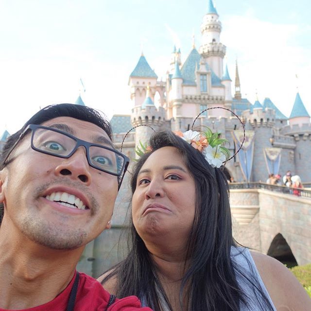 writesteady's tweet photo. Our married life.
•
#onthedaily #disneyland #madethoseears #yup #mickeyears #filipino #pilipinx #selfcare #disneycastle #takemypicture #smile #marriedlife #sillyus https://t.co/B2EXi9qnRS https://t.co/X6HOBvwgm9