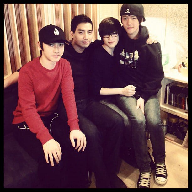 DO_Paraguay's tweet photo. [Throwback Time 🐧] 12.07.18 • Actualizacion en twitter de Hyuk Shin con  #Kyungsoo, #Junmyeon y  #Baekhyun.

Cr.: inksoomissedit

•D.O. 도경수 Paraguay•

-M🐧🎤 https://t.co/Eu0DsrsMhp