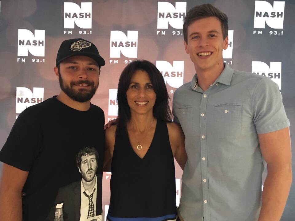 RockThePlank1's tweet photo. Today Darlene was excited to meet our @NashFM931Det peeps, Adam and “Bru,” as we planned all the fun and games their crew will bring to Rock the Plank! T-shirt cannon? Yes! Giant Jenna? Bring it! Listen to win VIP seats and a chance to meet @joshgracin https://t.co/QrI7MwIsg2