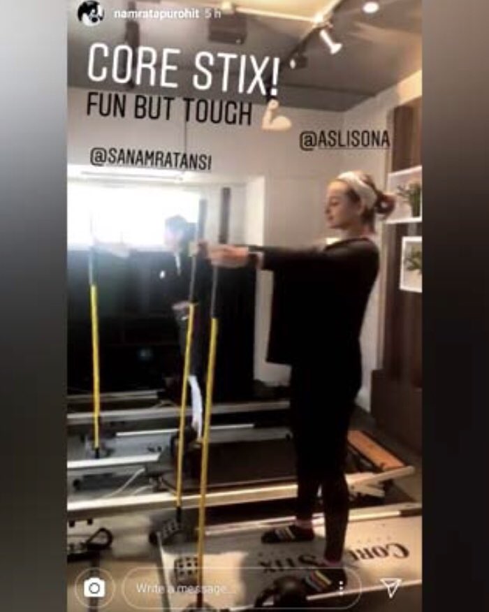 corestix's tweet photo. India’s Bollywood Movie Star and Singer Sonakshi Sinha getting toned on Core Stix!! #sonakshisinha #namratapurohit #corestix #functionaltraining #functionalfitness https://t.co/dbyWtzaWsC