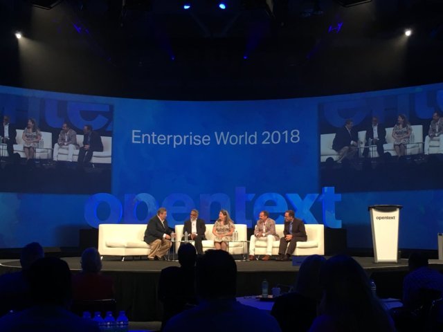 AptusLegal's tweet photo. En el #EnterpriseWorld2018, los clientes de #OpenText hablaron sobre cómo la solución ayudó a sus empresas a volverse más inteligentes y conectadas. Ve el artículo aquí: https://t.co/zsSZcyo2CY #empresainteligente #Conectividad #IOT #AI #InteligenciaArtificial #DMS https://t.co/4riOv8FzlZ