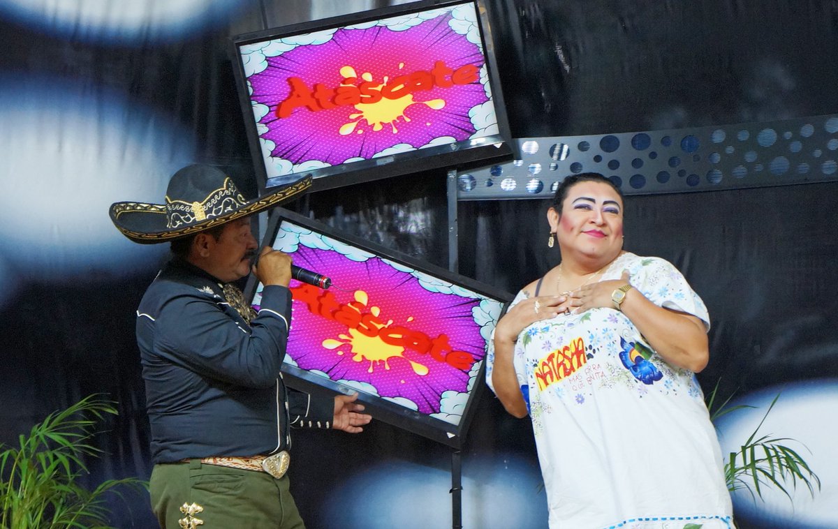 atascateoficial's tweet photo. . @radionatasha  se enamoró de la interpretación de Homero Vázquez. https://t.co/qbGqC07VUX