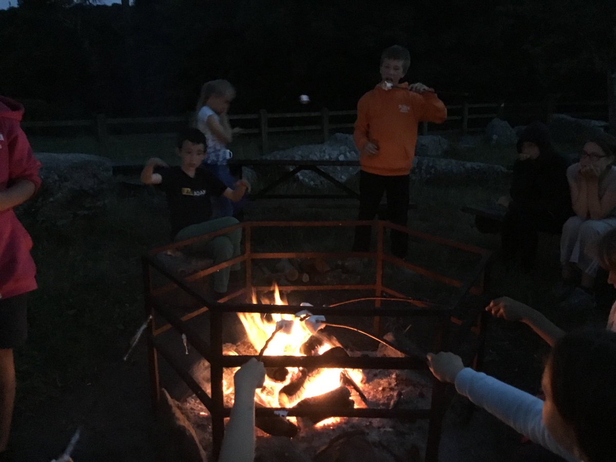A fab end to our residential tonight, talent show and marshmallow around the camp fire.