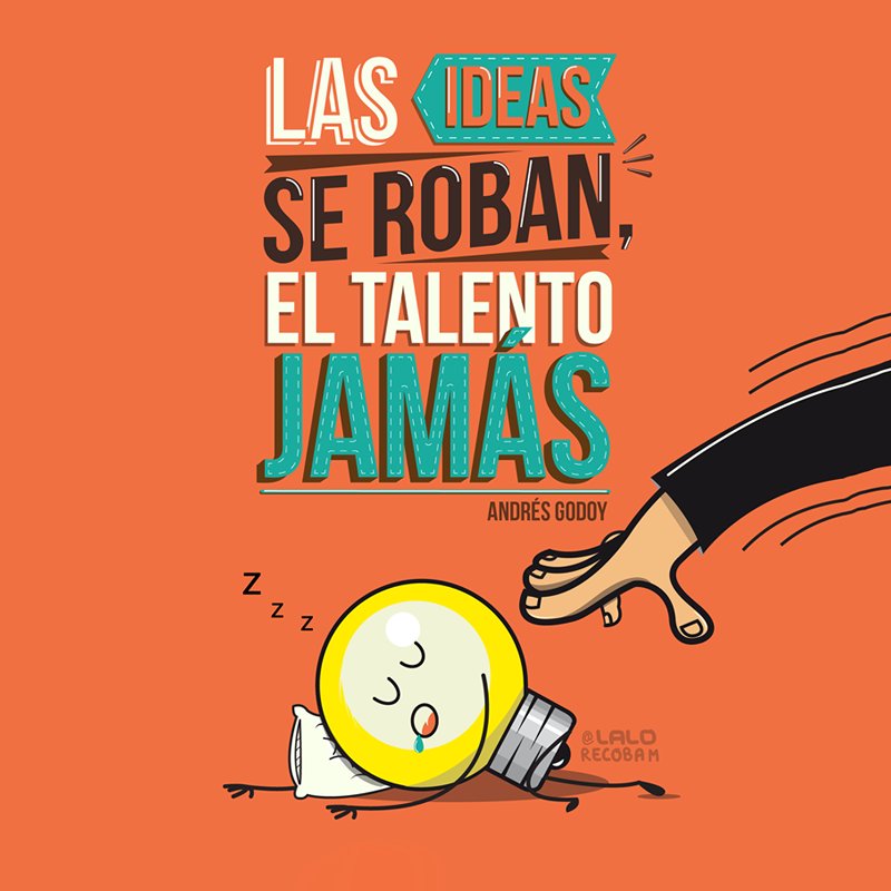 BecMediaGroup's tweet photo. ¡Las ideas se roban, el talento Jamás!💡🎨 ✨

By: LaloRecobam

#logo #Colombia #Medellin #branding #Comercio #mercadeo #marketingdigital #marketing #Empresario #bogota #cartagena #creativos #design #diseñador #enjoy #diseñografico #adobe https://t.co/YYhexfeK5G