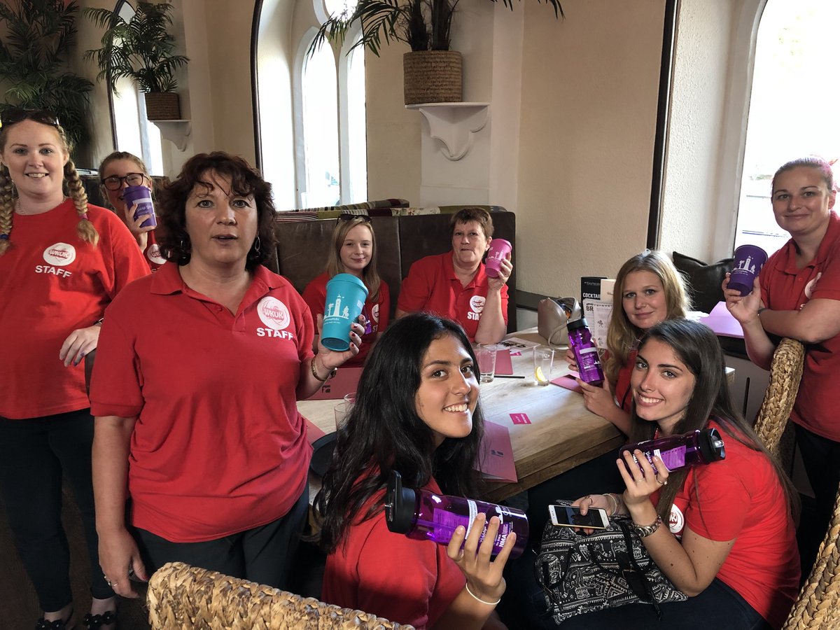 Successful launch of the <a href="/oneplymouth/">One Plymouth</a> Cups today <a href="/TheTreasuryBar/">The Treasury Bar</a> 
Lots of <a href="/plymouthgg/">Plymouth Gossip Girls</a> will be walking around the city sporting their new purchase. 
Bring your cup to The Treasury to receive £1.00 off your hot drink price. 
Special mention to <a href="/WhizKidz2/">Whiz Kidz</a>