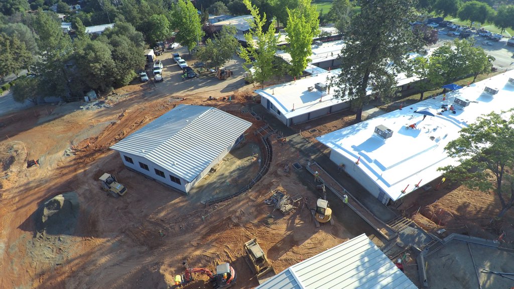 MotherLodeUSD's tweet photo. Construction progress @HerbertCGreenMS on 7-19-18 #ThanksMeasureC https://t.co/ozVobAPXfz