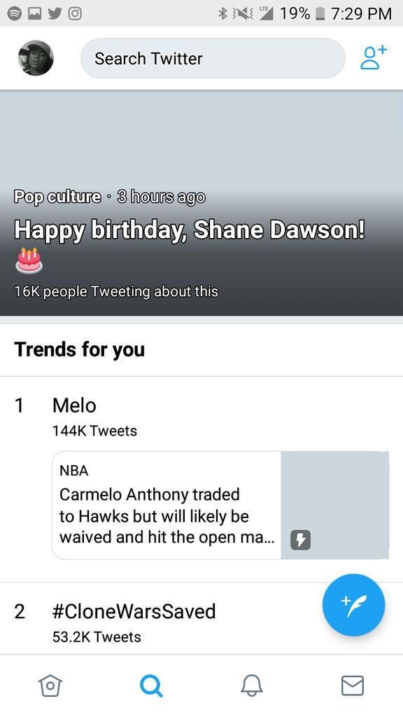 Have a HAPPY HAPPY BIRTHDAY SHANE DAWSON 