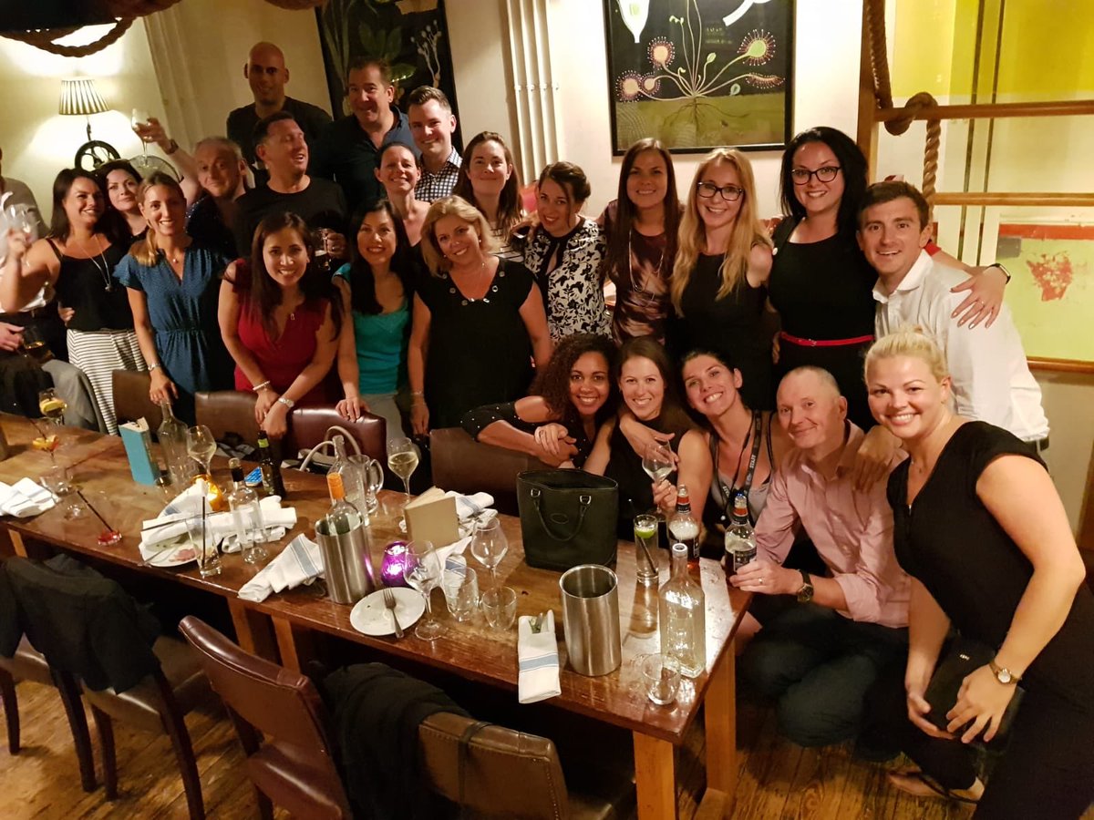 BSadulova's tweet photo. Reunion of the original ‘exceptional &amp; memorable’ team! It was never just work. It was about care, appreciation, fun and a lot more. Look what you’ve created ⁦⁦@debs_ward⁩ 👏🏻#BestTeamEver https://t.co/eYXFjWKIk7