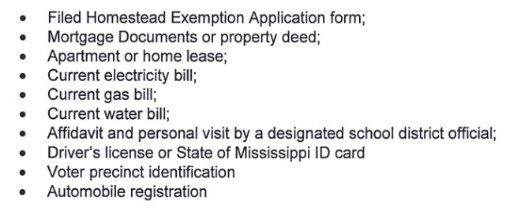 FMSD Registration for returning students Tuesday, 7/24 &amp; Wednesday, 7/25 @ FHS from 8am-7pm. A parent or legal guardian, with a valid photo ID, must present 2 current proofs of residence (bills dated no later than May 2018). See image for examples of accepted proofs of residency.
