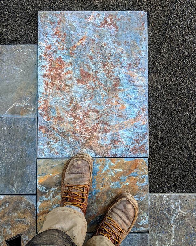 sweet_landscape's tweet photo. 🌺🌺 Flagstone patio going in! Natural stone is amazing, just look at all those colours!! #landscapedesign #landscaping #flagstone #moncton #landscaping #moncton https://t.co/5tcpElsPiV https://t.co/J9A6dzdnID