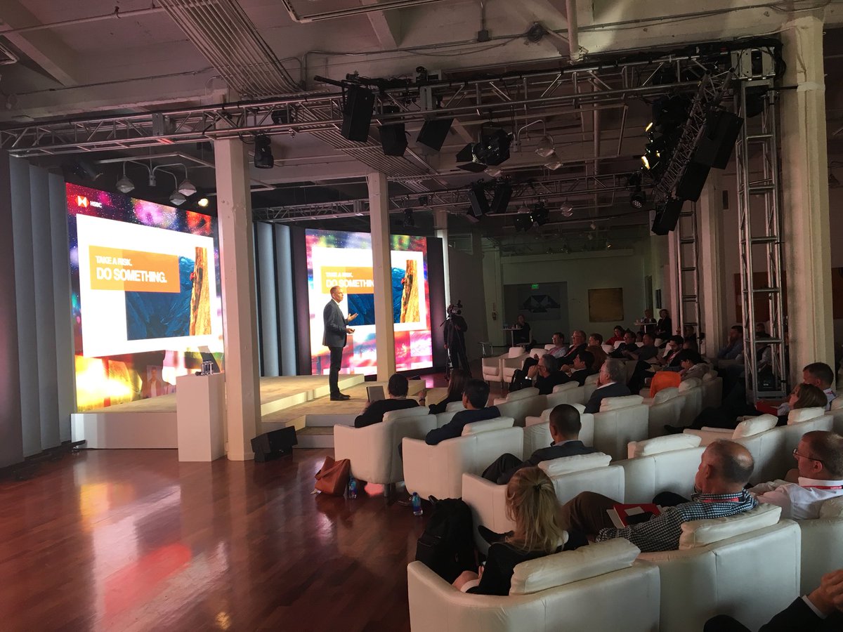 benatherton's tweet photo. Finishing the day with a great keynote from Marc Randolph; co-founder of Netflix and now serial entrepreneur and investor #hsbctechconnect https://t.co/okQb1Au0v4