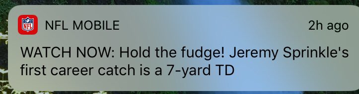 MattyMobileNFL's tweet photo. Here are just two of the many wonderful team alerts that you can expect from #NFLMobile. Download the app on your smartphone or wireless tablet today! https://t.co/D1SM1CXCVX