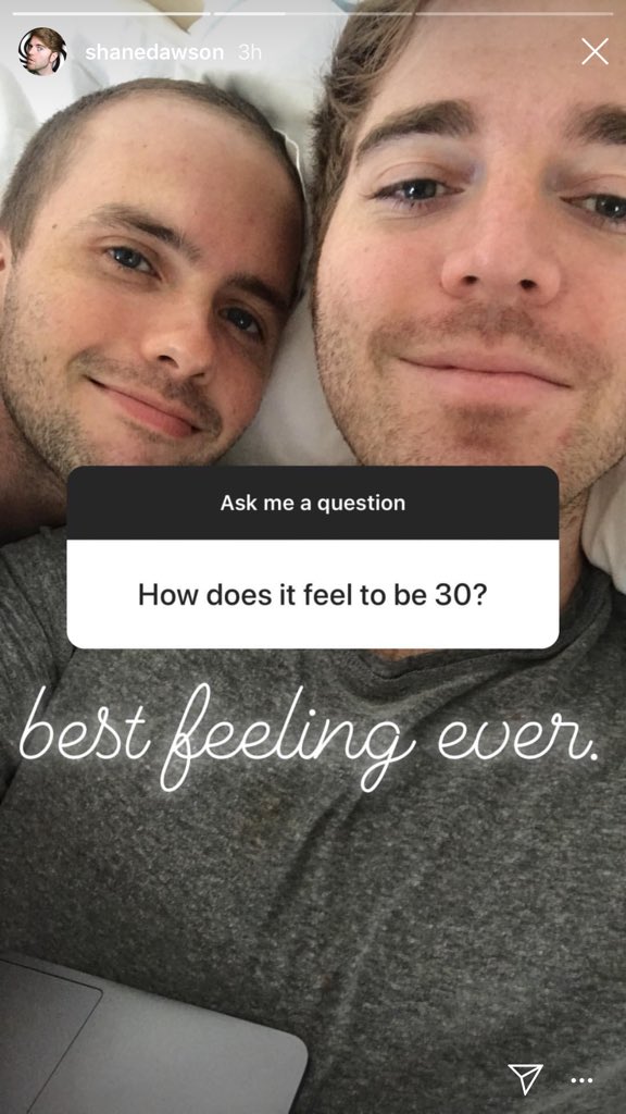  answered my question and I m like totally freaking out thank you Shane Dawson happy birthday I love you 
