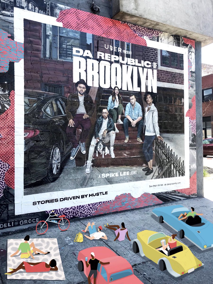 R_You_Me's tweet photo. Thrilled to be partering with #UberPresents to shine a light on a new beautiful film series #DaRepublicOfBrooklyn made by #SpikeLee ⁠✨As an artist myself,like these @Uber drivers, we are all hustling in Brooklyn to make our dreams come true. Watch now👉🏻https://t.co/sSRKwTBVhF https://t.co/35yWtuYp7b